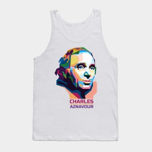 Abstract geometric charles aznavour in WPAP Tank Top
